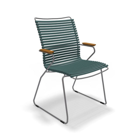 Click_eettafelstoel_verlengde_rugleuning_pinegreen