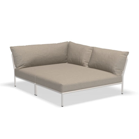 Level2 - CozyCorner Rechts - 5 Kleuren - Frame Muted White