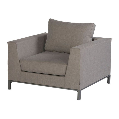 Sicilië Loungeset Rechts - Taupe - 60 x 262 x 246 cm