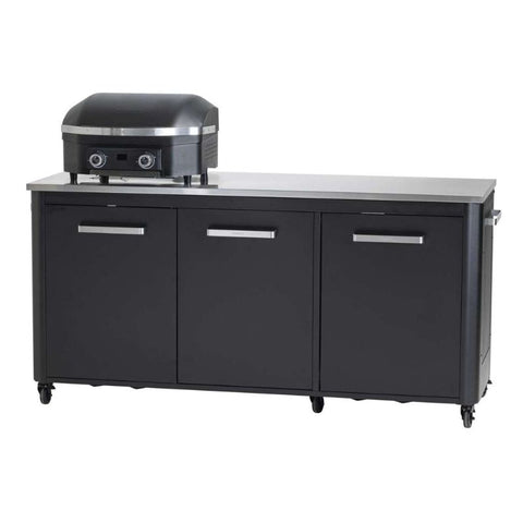 Cozze Plancha G-500 set 3 - Compleet met 3-Deurs Buitenkeuken en Beschermhoes