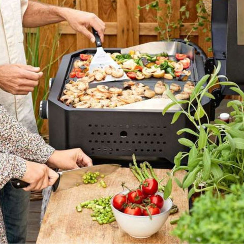 Cozze Plancha G-500 met deksel - 2 Branders - 6,5 kW