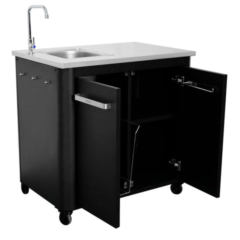 Cozze-buitenkeuken-2-deurs-wasbak-kraan-afvalbak