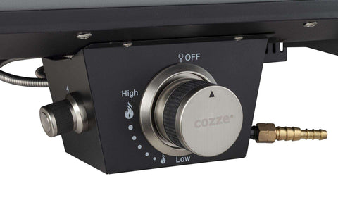 Cozze Pizzaoven Gas 13" met Thermometer en Pizzasteen 30 Mbar 5.0 KW