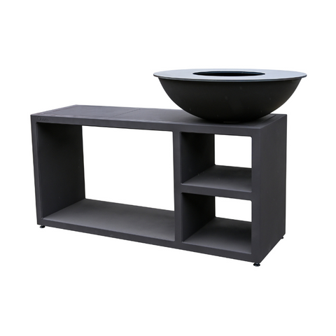 Quoco Piatto Tavolo Antraciet - buitenkeuken, BBQ/Grill, vuurhaard