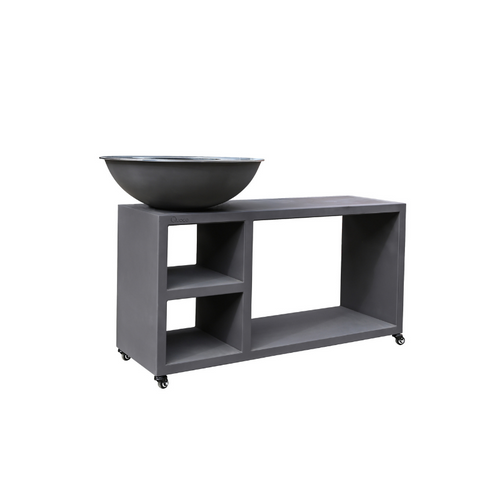 Quoco Piatto Tavolo Antraciet - buitenkeuken, BBQ/Grill, vuurhaard
