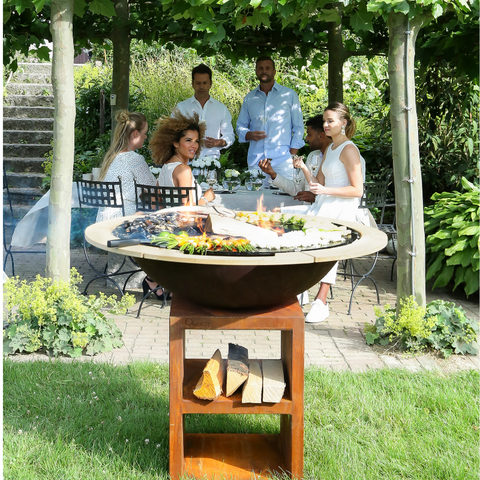 Quoco Piatto Corten - BBQ/Grill, vuurhaard - 3 maten