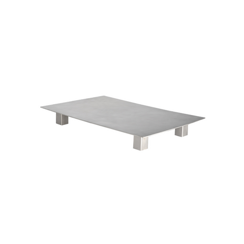 Magma XL onderplaat - Cortenstaal - Corten Zwart - RVS - RVS Zwart