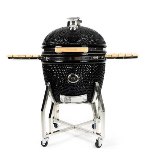 Yakiniku BBQ/Kamado XXL 24" - Met Pro set, verrijdbaar onderstel, zijtafels en hoes